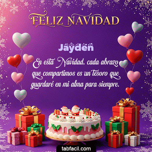 🎅 Merry Christmas Feliz Navidad Jayden