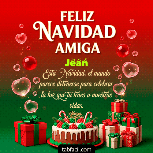 Feliz Navidad Amiga Feliz Navidad Jean