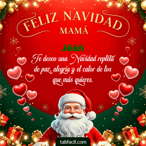 Feliz Navidad Mamá Feliz Navidad Jean