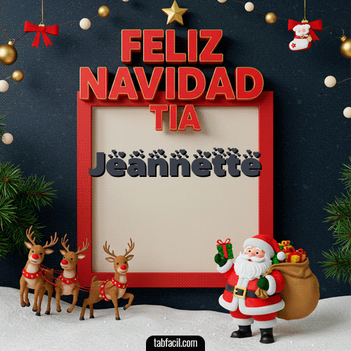GIF de Jeannette - Feliz Navidad Tía