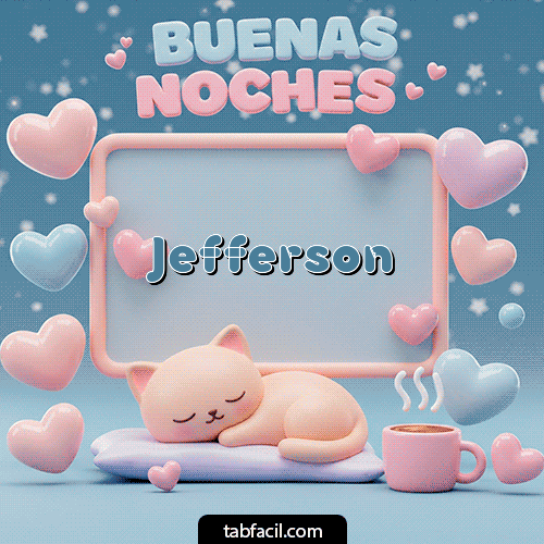 GIF de Jefferson - Luna estrellas de buenas noches