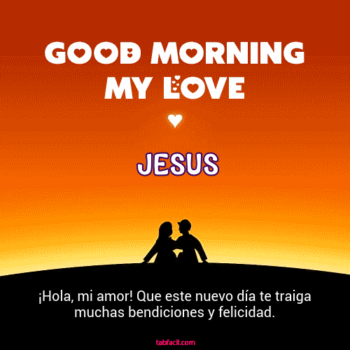 Good Morning My Love Jesus