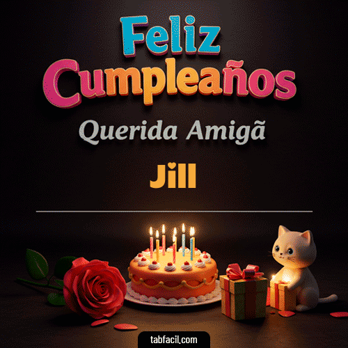 Feliz Cumpleaños Querida Amiga Jill
