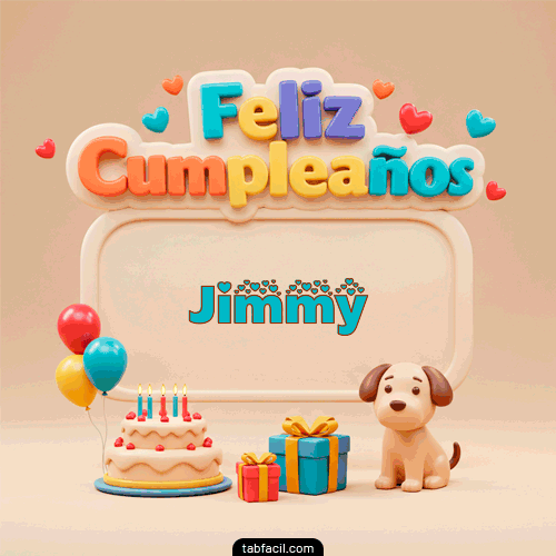 Feliz Cumpleaños Jimmy