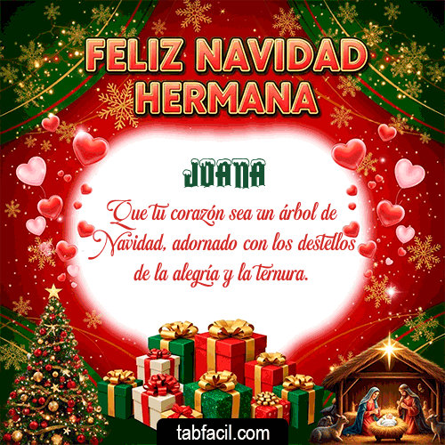 Ver GIF de Feliz Navidad Hermana GIF de Joana - Feliz Navidad Hermana