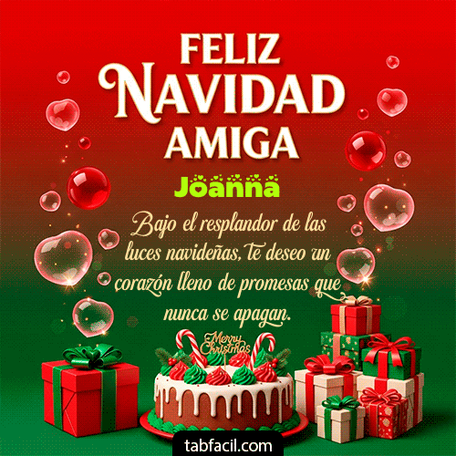 GIF de Joanna - Feliz Navidad Amiga