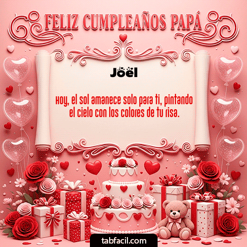 GIF de Joel - Feliz Cumpleaños Papá