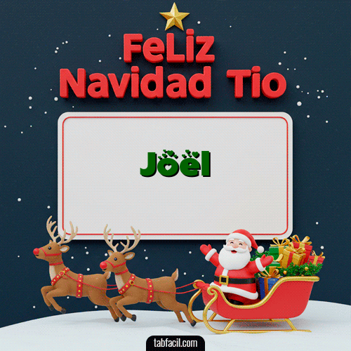 Feliz Navidad Tío Feliz Navidad Joel