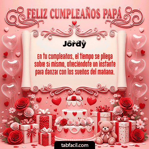 Feliz Cumpleaños Jordy GIF