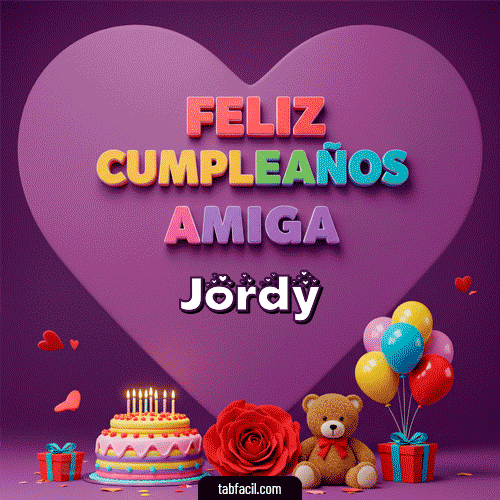 Feliz Cumpleaños Jordy GIF