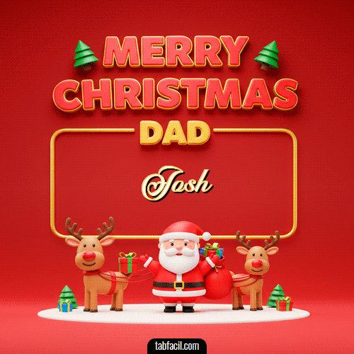 Gif Merry Christmas DAD Feliz Navidad Josh