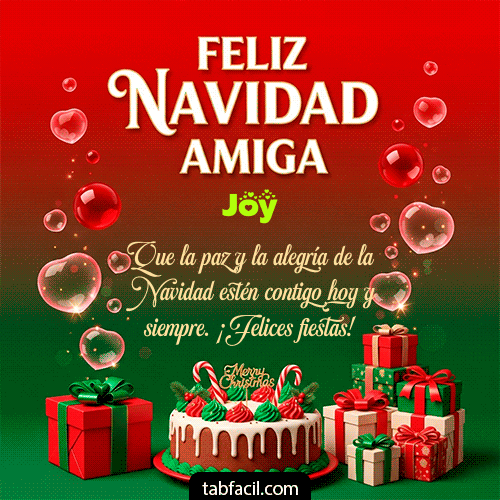 GIF de Joy - Feliz Navidad Amiga