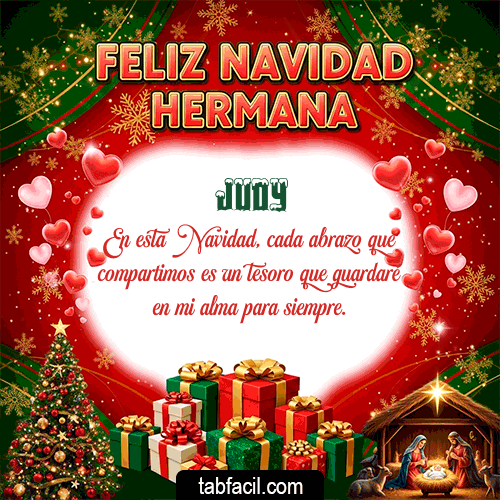 Feliz Navidad Hermana Feliz Navidad Judy
