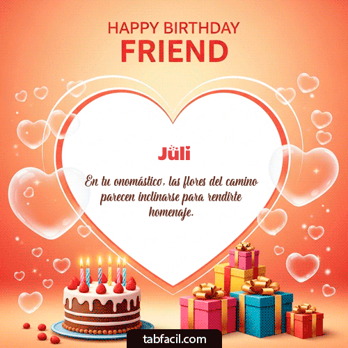 Gif Happy Birthday Friend Juli