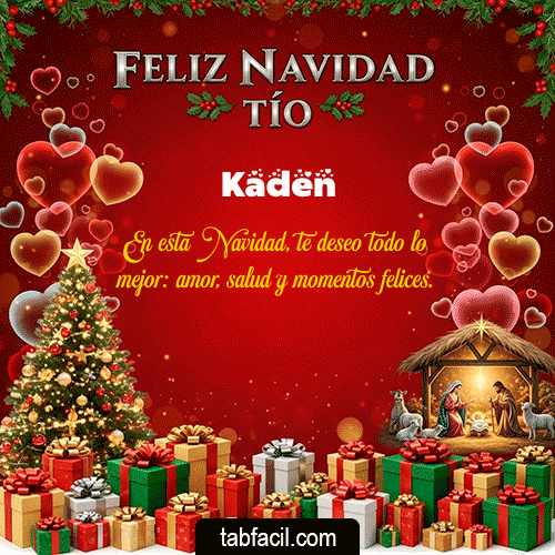 GIF de Kaden - Feliz Navidad Tío