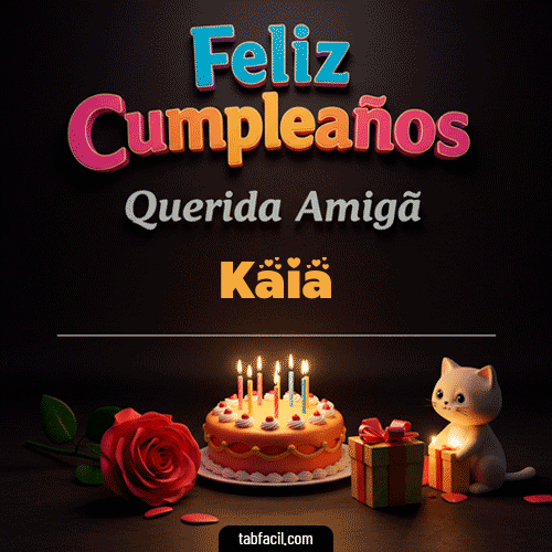 Feliz Cumpleaños Querida Amiga Kaia
