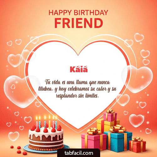 Gif Happy Birthday Friend Kaia