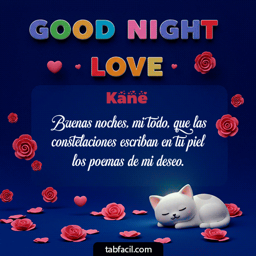 Gif Buenas Noches Hada Kane