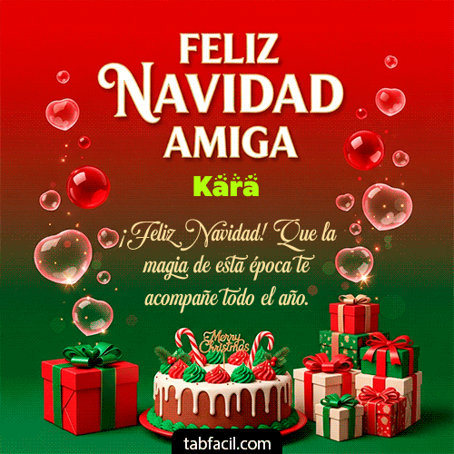 Feliz Navidad Amiga Feliz Navidad Kara