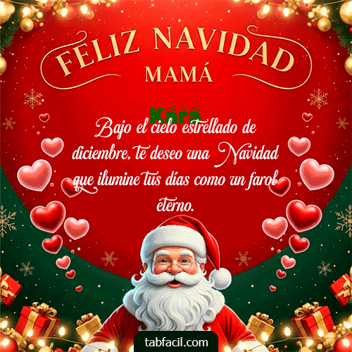 Feliz Navidad Mamá Feliz Navidad Kara