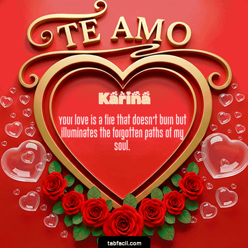 Gif Te Amo Feliz Dia Amor Karina