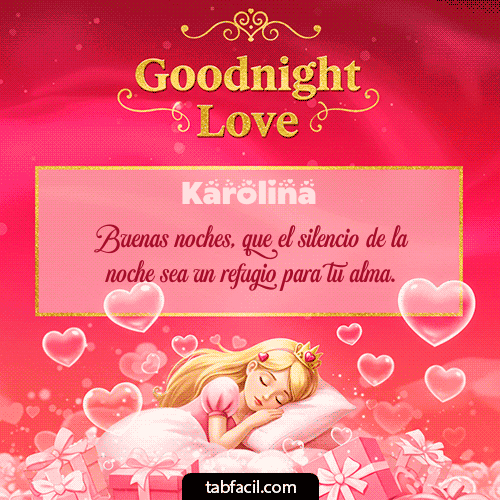 Gif Buenas Noches Angel Luna 3D Karolina
