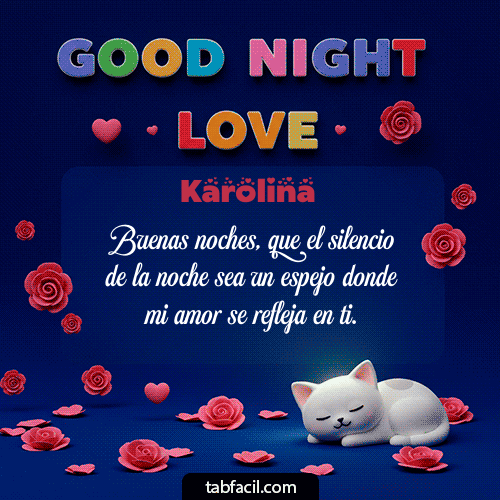 Gif Buenas Noches Hada Karolina