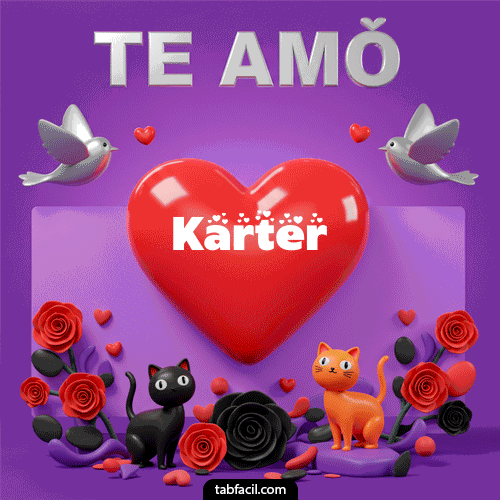 GIF de Karter - Te Amo!!!