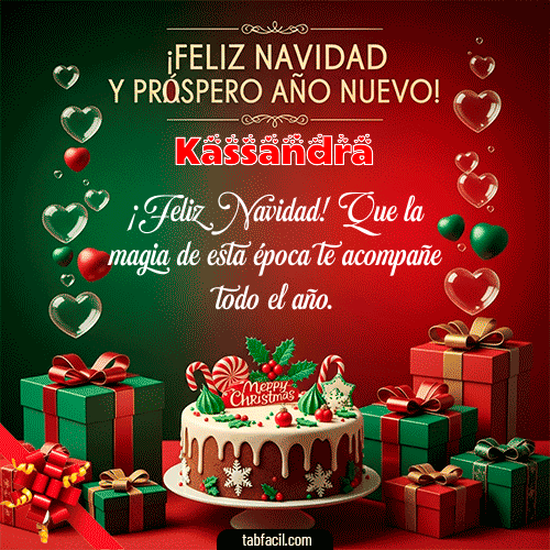 GIF de Kassandra - Feliz Navidad y Próspero Año Nuevo
