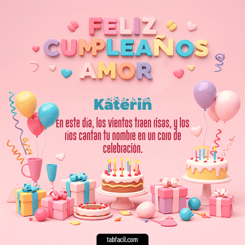 GIF de Katerin - 💞 Feliz Cumpleaños Amor