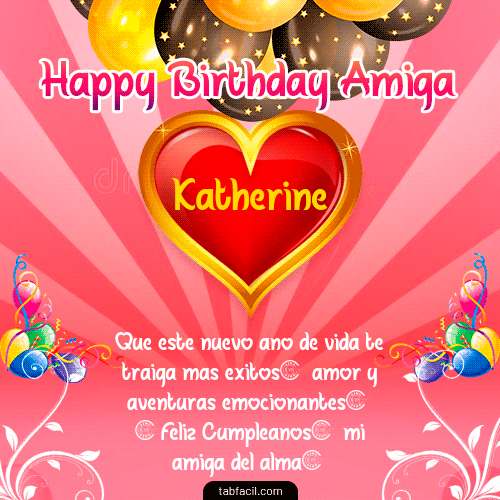 Happy BirthDay Amiga Katherine