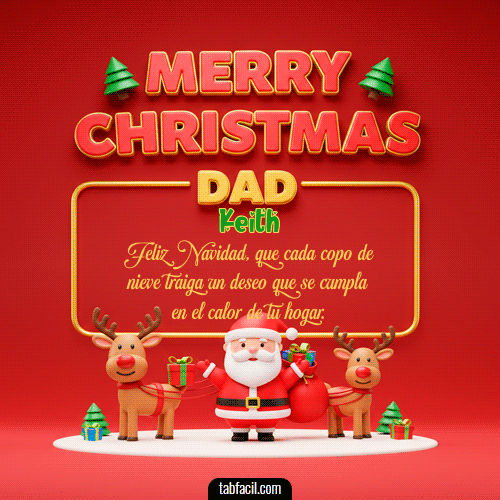GIF de Keith - Merry Christmas DAD