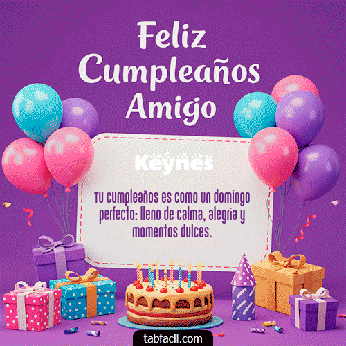 Feliz Cumpleaños Keynes GIF