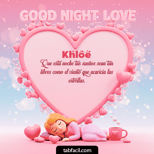Gif Good Night Love Khloe