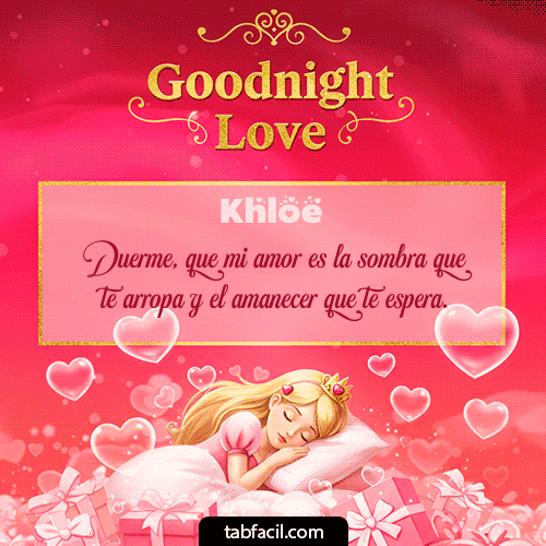 Gif Buenas Noches Angel Luna 3D Khloe