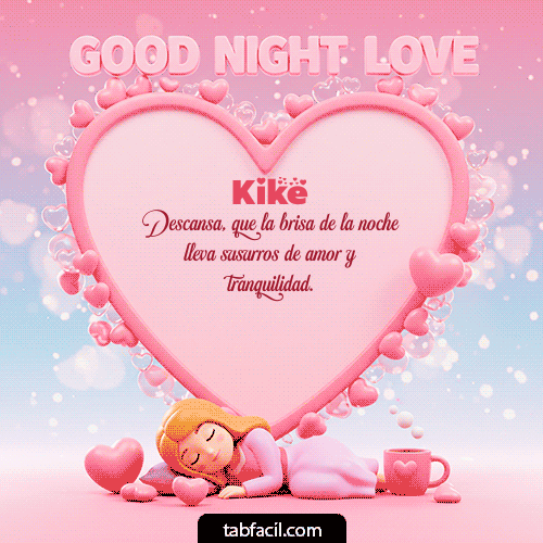 Gif Good Night Love Kike