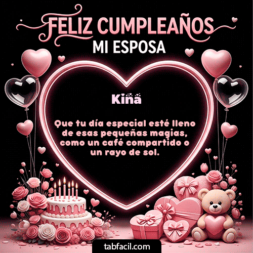 Gif Feliz Cumpleaños Mi Esposa Kina