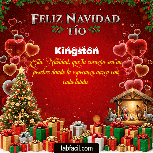 Gif Feliz Navidad Tío Kingston