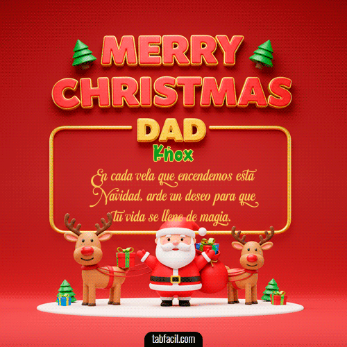 GIF de Knox - Merry Christmas DAD
