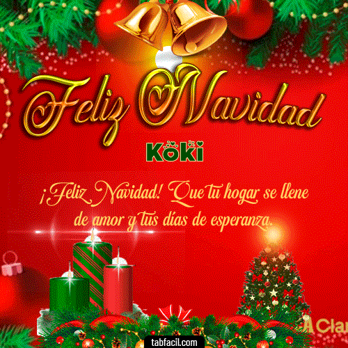 GIF de Koki - Feliz Navidad