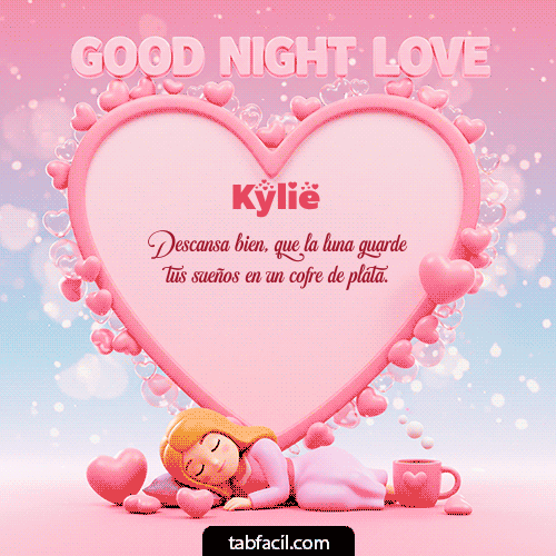Gif Good Night Love Kylie