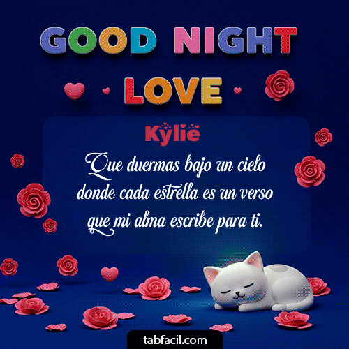 Gif Buenas Noches Hada Kylie