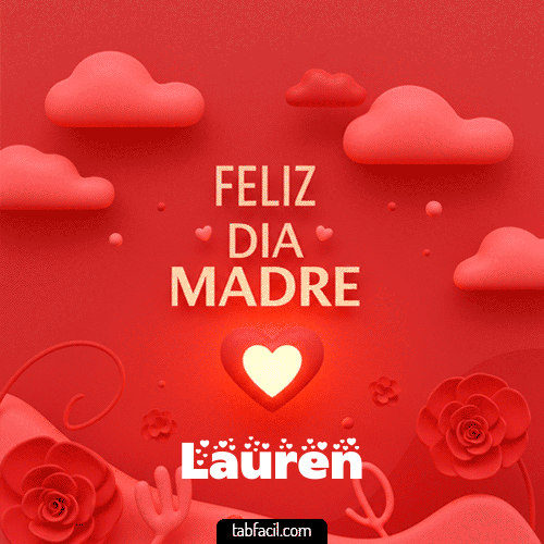 Gif Feliz Día Madre Lauren