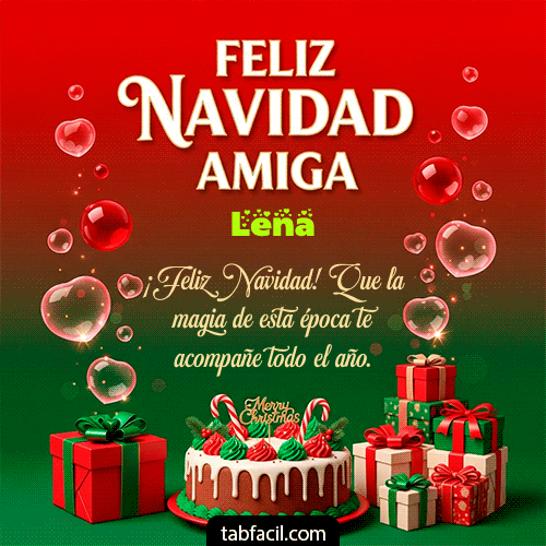 Feliz Navidad Amiga Feliz Navidad Lena