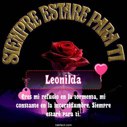 Siempre estaré para tí Leonilda