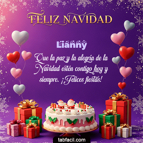 GIF Animado de Feliz Navidad para Lianny - 🎅 Merry Christmas