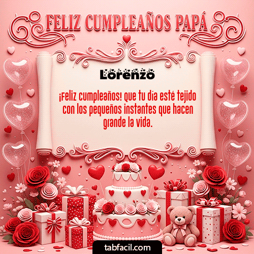 GIF de Lorenzo - Feliz Cumpleaños Papá