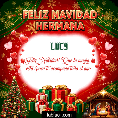 Feliz Navidad Hermana Feliz Navidad Lucy