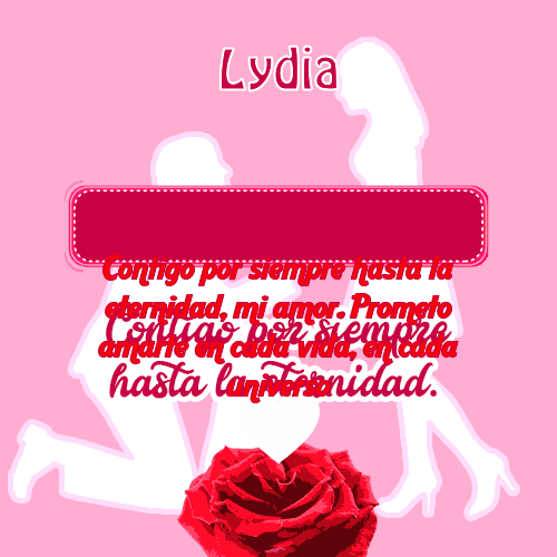 Contigo por siempre...hasta la eternidad Lydia