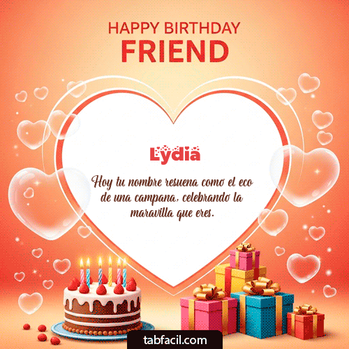 GIF de Lydia - Happy Birthday Friend